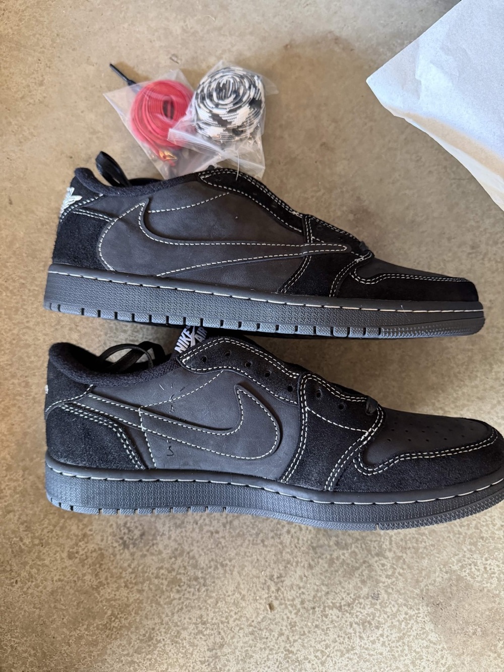 Travis Scott x Air Jordan 1 Low 'Black Phantom'